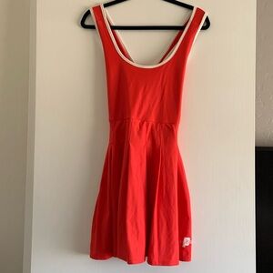 Prince Pickleball Women’s Cross-Back Pleated Dress - Red 🔴⚪️